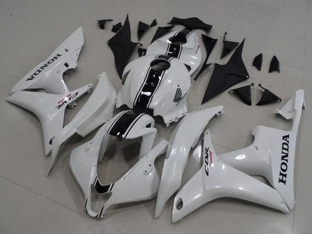 Comprare Kit Carena Moto Honda CBR600RR 2007-2008 - Bianco Nero Lucido
