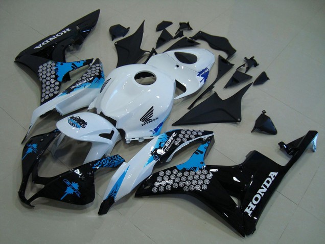Comprare Kit Carena Moto Honda CBR600RR 2007-2008 - Bianco Blu Nero Lucido