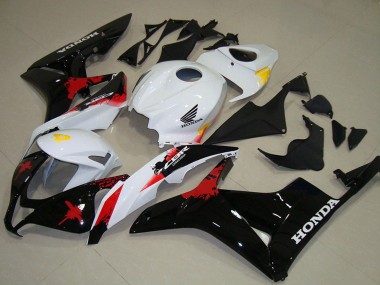 Comprare Carena Moto Honda CBR600RR 2007-2008 - Bianco Giallo Rosso Nero Lucido