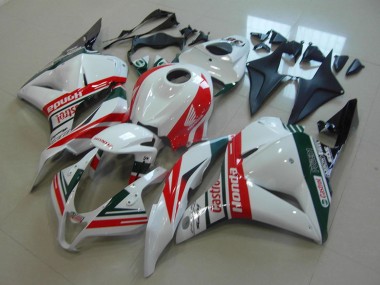 Comprare Carena Moto Honda CBR600RR 2009-2012 - Bianco Rosso Verde Castrol
