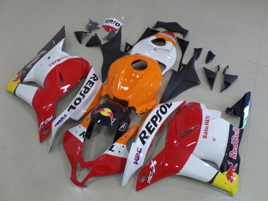 Comprare Carena Moto Honda CBR600RR 2009-2012 - Arancia Bianco Rosso Giallo Blu Repsol HRC Red Bull