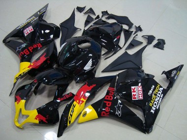 Comprare Carena Moto Honda CBR600RR 2009-2012 - Nero Lucido Giallo Red Bull