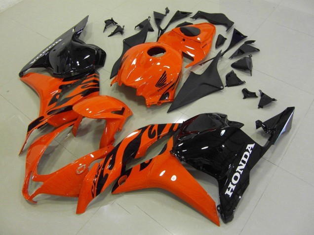 Comprare Carena Moto Honda CBR600RR 2009-2012 - Arancia Nero Lucido