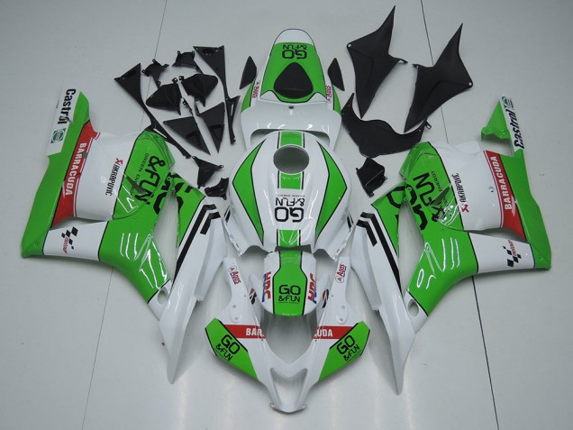 Comprare Carena Moto Honda CBR600RR 2009-2012 - Bianco Verde Rosso Go Fun