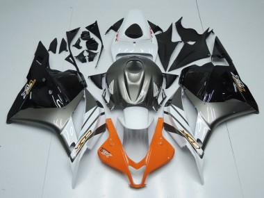 Comprare Carena Moto Honda CBR600RR 2009-2012 - Bianco Argento Arancia Nero Lucido