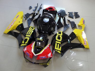 Comprare Carena Moto Honda CBR600RR 2013-2023 - Giallo Rosso Nero Lucido Geico