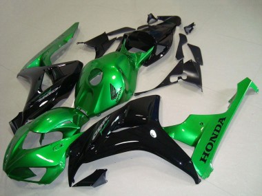 Comprare Carena Moto Honda CBR1000RR 2006-2007 - Verde Nero Lucido