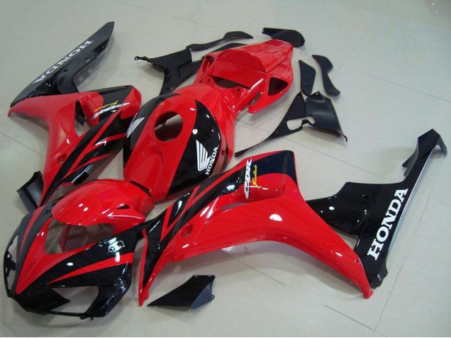 Comprare Kit Carena Moto Honda CBR1000RR 2006-2007 - Rosso Nero Lucido