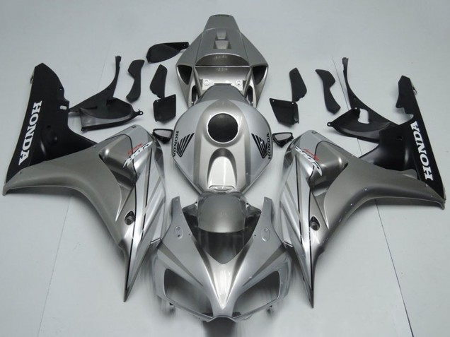 Comprare Carena Moto Honda CBR1000RR 2006-2007 - Argento Nero Opaco