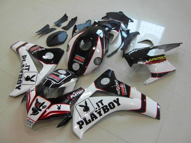 Comprare Carena Moto Honda CBR1000RR 2008-2011 - Bianco Rosso Nero Lucido Playboy