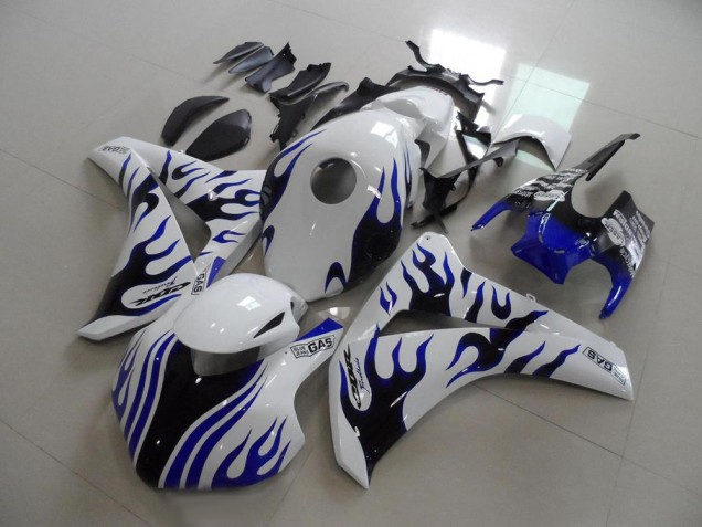 Comprare Carena Moto Honda CBR1000RR 2008-2011 - Bianco Blu Fiamma Corsa
