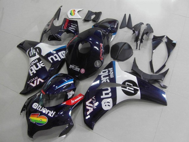 Comprare Carena Moto Honda CBR1000RR 2008-2011 - Blu Scuro Bianco Rosso Tuenli HP