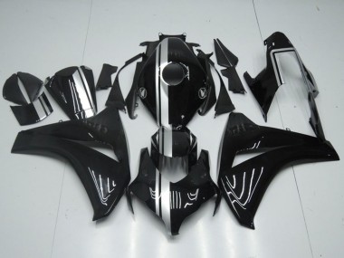 Comprare Carena Moto Honda CBR1000RR 2008-2011 - Nero Lucido Argento Banda