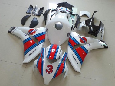 Comprare Carena Moto Honda CBR1000RR 2008-2011 - Bianco Rosso Azzurro Chiaro Martini 3