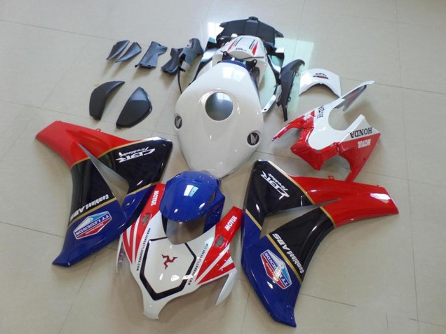Comprare Carena Moto Honda CBR1000RR 2008-2011 - Bianco Rosso Blu Nero Lucido TT Legends