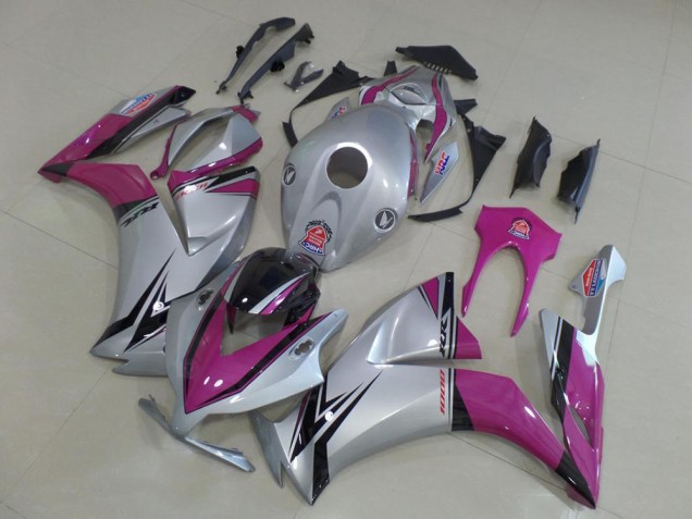 Comprare Carena Moto Honda CBR1000RR 2012-2016 - Argento Rosa Nero Lucido