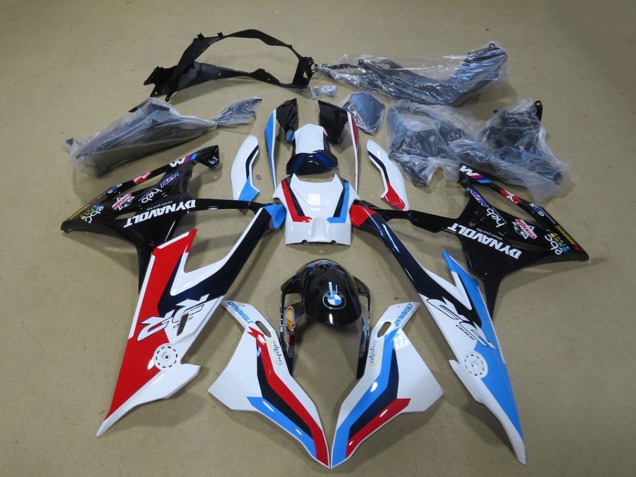 Comprare Kit Carena Moto ABS BMW S1000RR 2019-2022 - Bianco Blu Rosso Nero