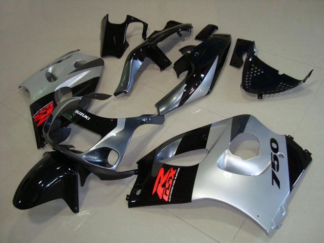 Comprare Carena Moto Suzuki GSXR 750 1996-2000 - Nero Lucido Argento