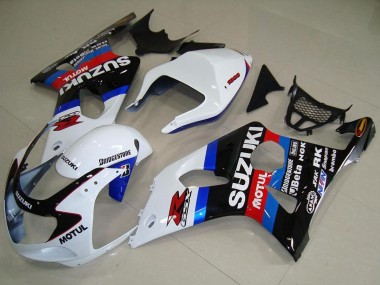 Comprare Carena Moto Suzuki GSXR 1000 2000-2002 - Bianco Blu Nero Rosso Motul