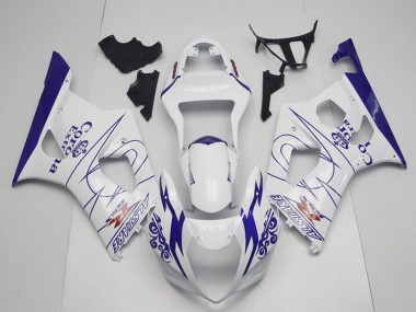 Comprare Carena Moto Suzuki GSXR 1000 2003-2004 - Bianco Blu Corona Alstare