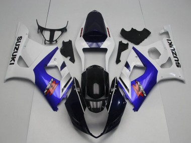 Comprare Carena Moto Suzuki GSXR 1000 2003-2004 - Bianco Blu Nero Lucido Rosso