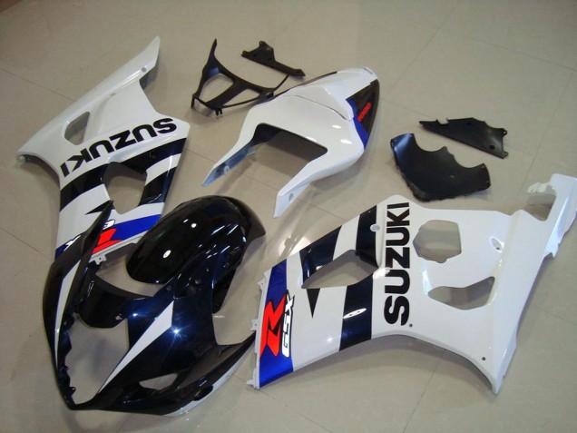 Comprare Carena Moto Suzuki GSXR 1000 2003-2004 - Bianco Blu Blu Scuro Rosso