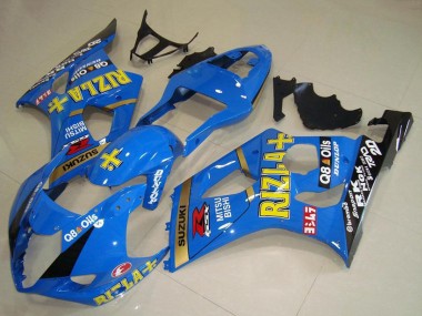 Comprare Carena Moto Suzuki GSXR 1000 2003-2004 - Blu Oro Nero Rizla