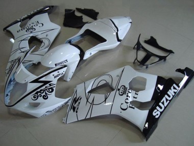 Comprare Carena Moto Suzuki GSXR 1000 2003-2004 - Bianco Nero Corona