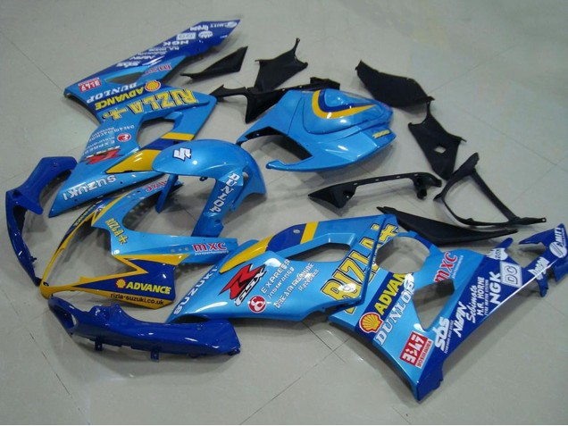 Comprare Carena Moto Suzuki GSXR 1000 2005-2006 - Blu Oro Rizla