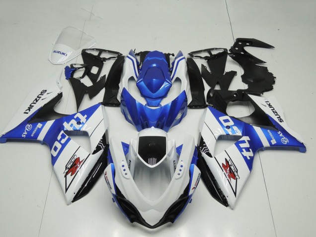 Comprare Carena Moto Suzuki GSXR 1000 2009-2016 - Bianco Blu Nero Tyco