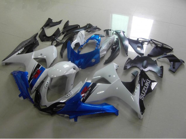 Comprare Carena Moto Suzuki GSXR 1000 2009-2016 - Bianco Blu Nero OEM Stile