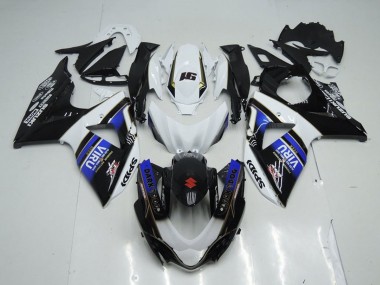 Comprare Carena Moto Suzuki GSXR 1000 2009-2016 - Bianco Blu Nero Viru