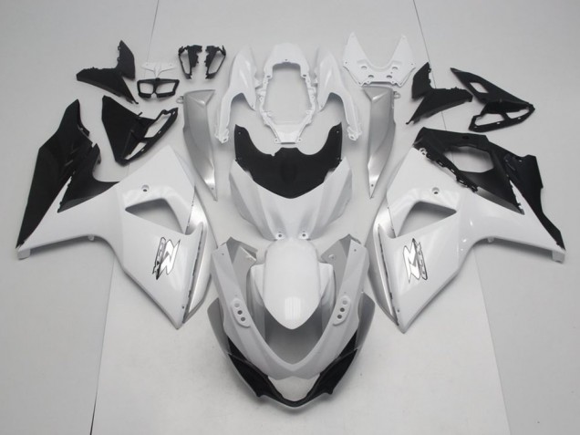 Comprare Carena Moto Suzuki GSXR 1000 2009-2016 - Bianco Nero OEM Stile