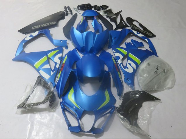 Comprare Carena Moto Suzuki GSXR 1000 2017-2024 - Blu Verde Lime Bianco