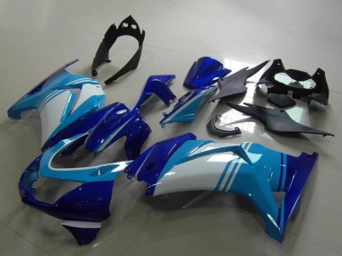 Comprare Carena Moto Kawasaki ZX250R 2008-2012 - Azzurro Chiaro Bianco Blu Scuro