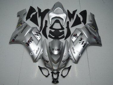 Comprare Carena Moto Kawasaki ZX6R 2007-2008 - Argento West