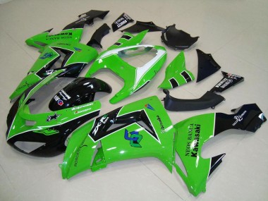 Comprare Carena Moto Kawasaki ZX10R 2006-2007 - Verde Bianco Nero Lucido