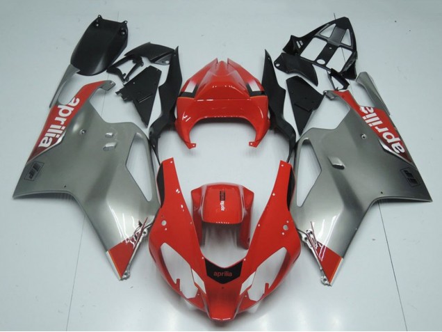 Comprare Carena Moto Aprilia RSV1000 2003-2006 - Rosso Grigio Nero