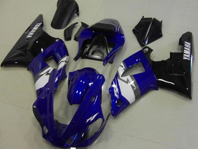 Comprare Carena Moto Yamaha YZF R1 2000-2001 - Blu Bianco Nero