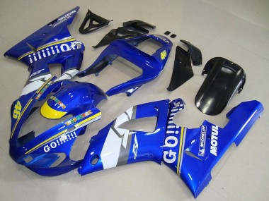 Comprare Carena Moto Yamaha YZF R1 2000-2001 - Blu Bianco Giallo Motul 46