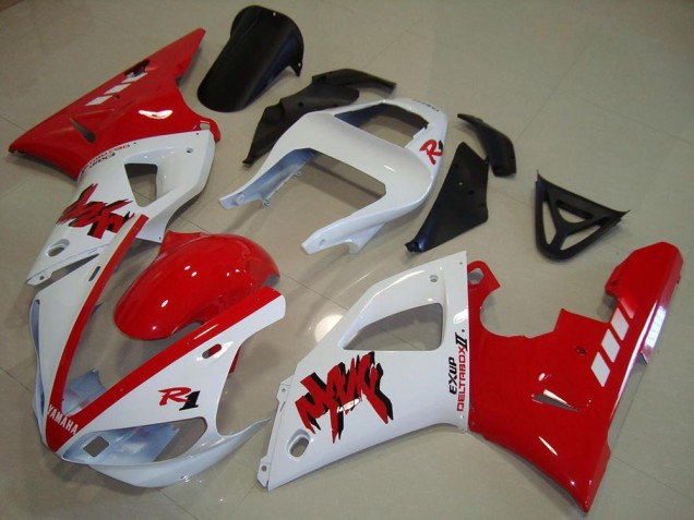 Comprare Carena Moto Yamaha YZF R1 2000-2001 - Bianco Rosso