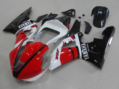 Comprare Carena Moto Yamaha YZF R1 2000-2001 - Rosso Bianco Nero Lucido Corsa Version