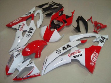 Comprare Carena Moto Yamaha YZF R6 2008-2016 - Bianco Rosso Cocacola 44