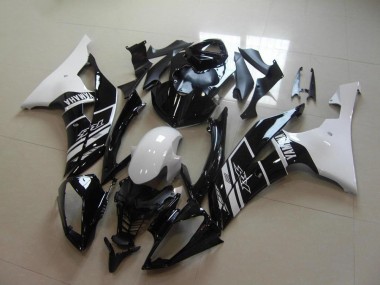 Comprare Carena Moto Yamaha YZF R6 2008-2016 - Bianco Nero Lucido