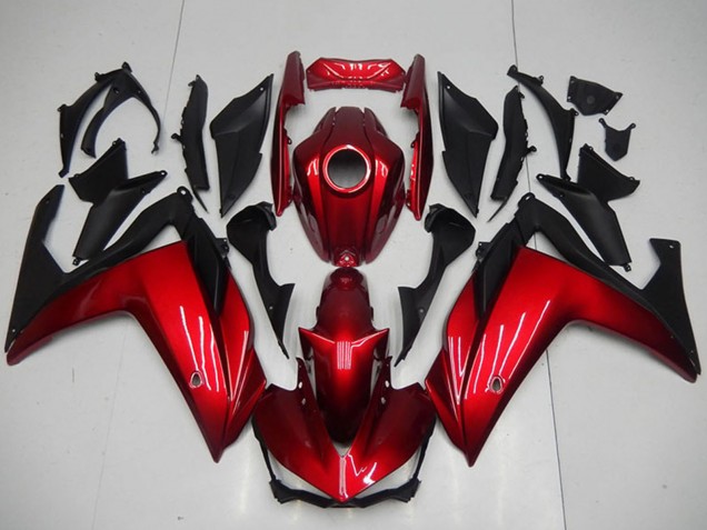 Comprare Carena Moto Yamaha YZF R3 2015-2018 - Rosso Nero Opaco