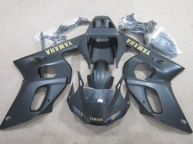 Comprare Carena Moto Yamaha YZF R6 1998-2002 - Nero Opaco Giallo Decal