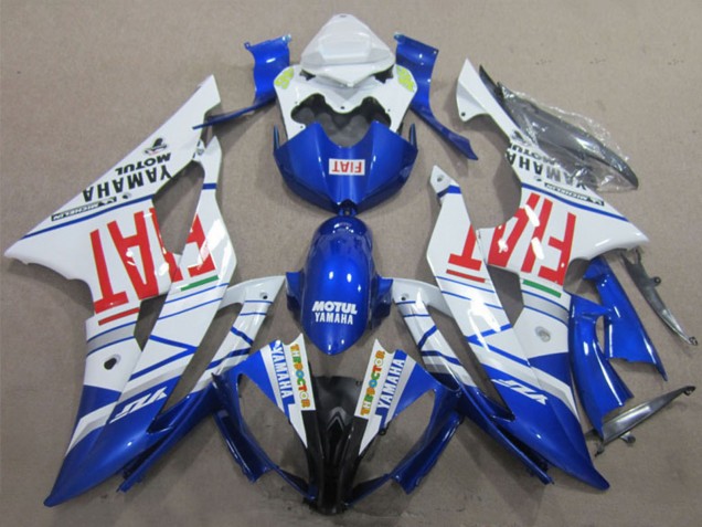 Comprare Carena Moto Yamaha YZF R6 2008-2016 - Bianco Blu Rosso Motul Fiat