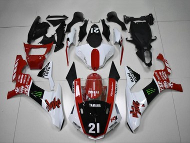 Comprare Carena Moto Yamaha YZF R1 2015-2019 - Bianco Rosso Nero Lucido Verde Mostro Motul YSP