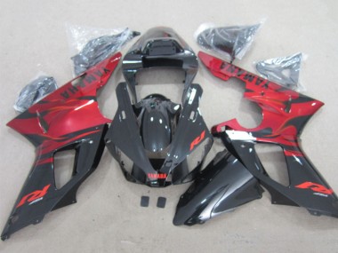 Comprare Carena Moto Yamaha YZF R1 2000-2001 - Rosso Nero Lucido
