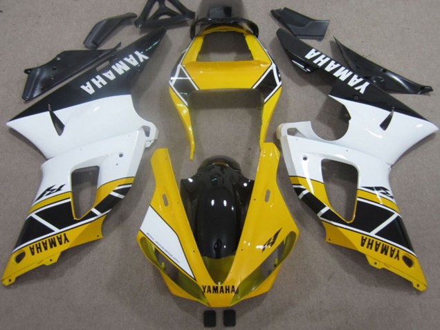 Comprare Carena Moto Yamaha YZF R1 2000-2001 - Giallo Bianco Nero